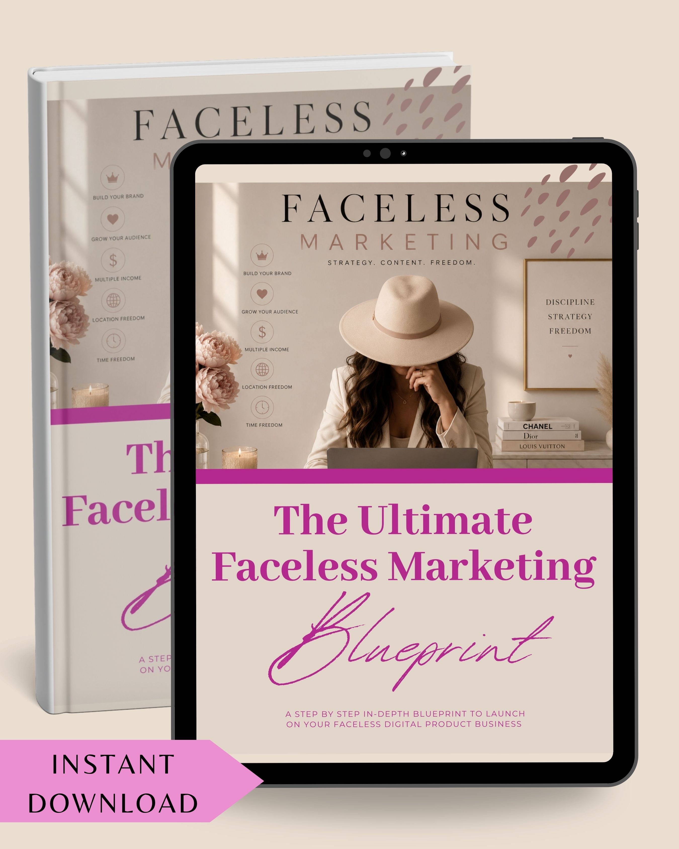 The Ultimate Faceless Marketing Blueprint Guide Image